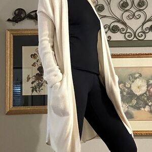 lululemon athletica Off-White Open Cardigan